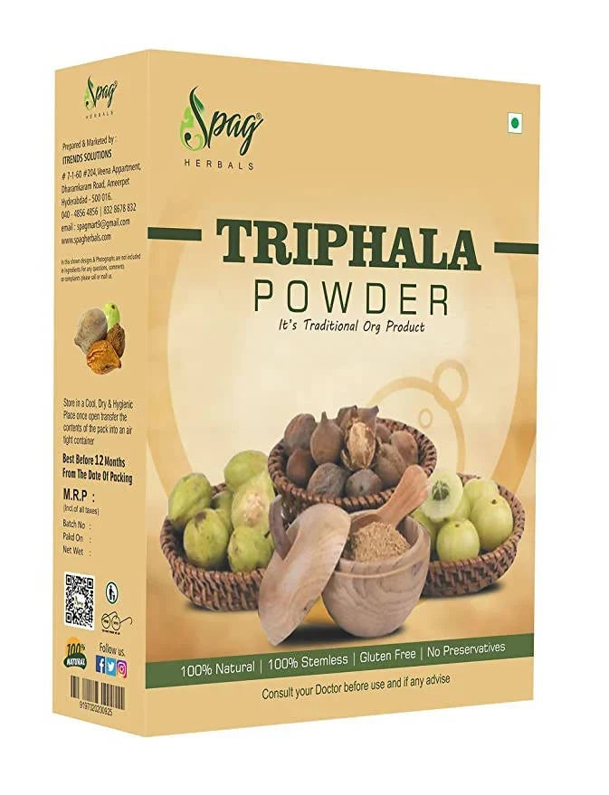 Spag Herbals Triphala Powder: A Traditional Herbal Addition to Your Daily Wellness Routine