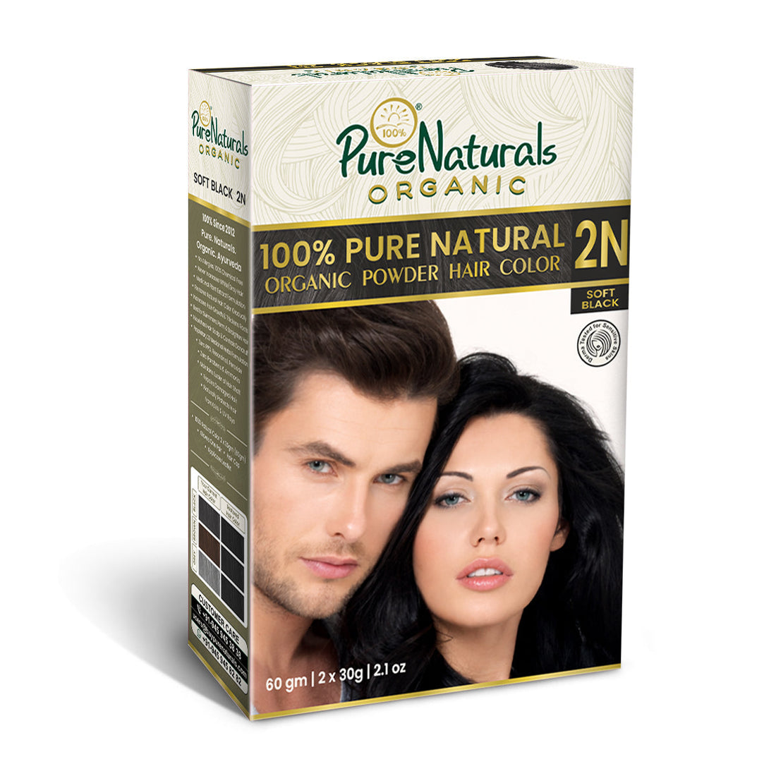 byPureNaturals 2N Soft Black Organic Hair Color: A Natural Way to Refresh Your Hair Color
