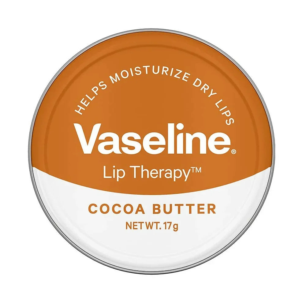 Vaseline Lip Therapy Cocoa Butter Tin: Deep Moisture for Soft, Smooth & Healthy Lips