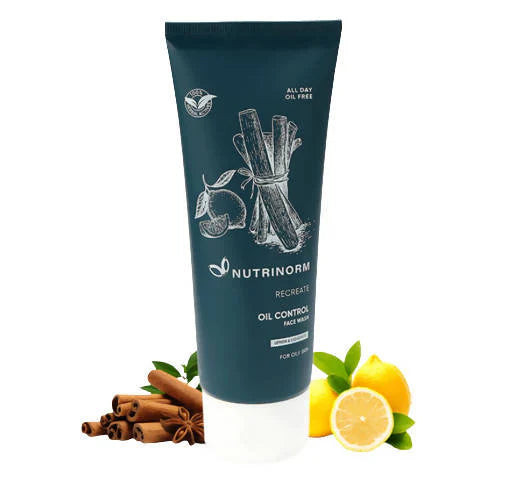 Nutrinorm Recreate Oil Control Face Wash: Deep Cleansing Solution for Fresh, Oil-Free Skin
