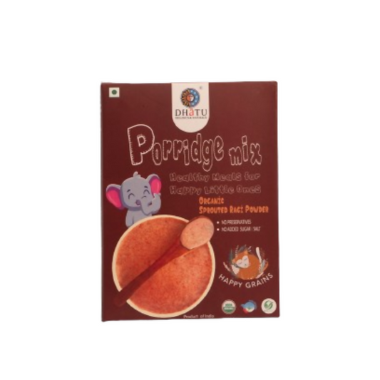 Dhatu Organics Naturals Sprouted Ragi Porridge Mix: The Perfect Nutritious Start for Your Family