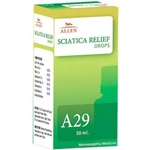 Natural Relief for Sciatica, Nerve Pain & Radiating Leg Pain: Allen Homeopathy A29 Drops Review & Benefits