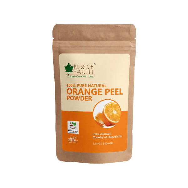 Bliss of Earth Orange Peel Powder: Benefits, Uses & DIY Face Packs for Glowing Skin