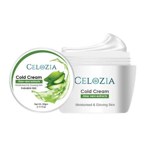 Celozia Cold Cream With Aloe Vera Extracts: Everyday Moisturizing Care for Soft, Supple Skin