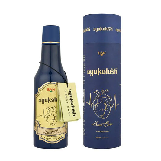 Ayukalash Heart Care Syrup: The Ultimate 100% Ayurvedic Heart Tonic for Cholesterol Regulation, Anti-Blockage & Circulatory Health – Complete Heart Care with Arjuna, Garlic, Apple & Pomegranate