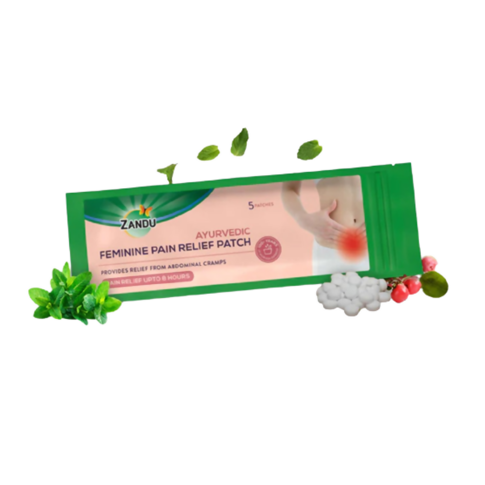 Zandu Feminine Pain Relief Patch: A Natural & Convenient Solution for Menstrual Cramp Relief
