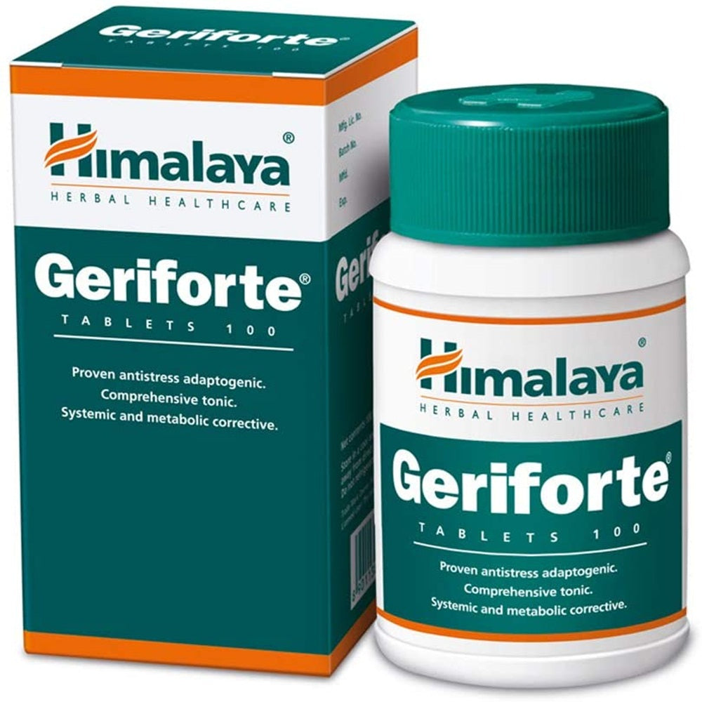 Himalaya Geriforte Tablets – Ayurvedic Health Tonic for Energy, Vitality & Stress Support