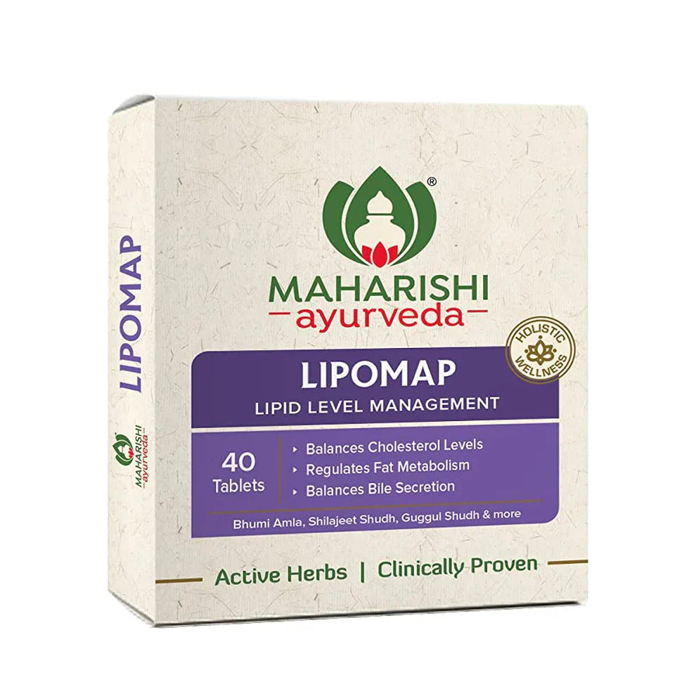 Maharishi Ayurveda Lipomap: The 17-Herb Ayurvedic Formula for Cholesterol Management, Led by Guggul and Turmeric