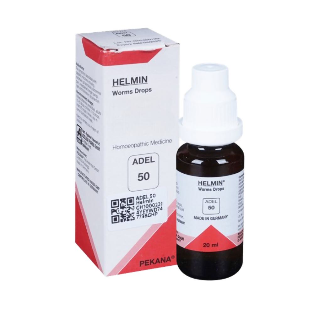 ADEL Homeopathy 50 Helmin Worms Drops: Ingredients, Traditional Uses & Safety Guide