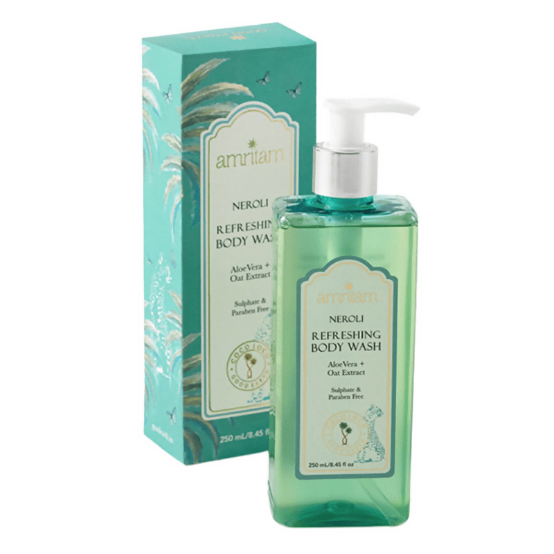 Amritam by Good Earth Neroli Refreshing Body Wash: Gentle, Natural Care for Soft & Fresh Skin