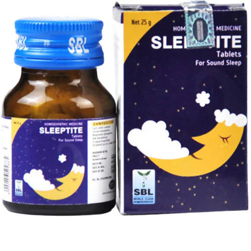 SBL Homeopathy Sleeptite Tablets: Natural Relief for Insomnia, Anxiety & Restless Nights