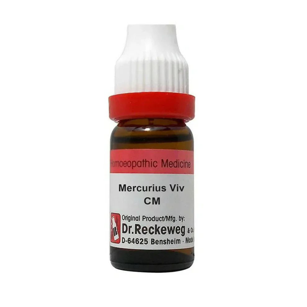 Dr. Reckeweg Mercurius Vivus Dilution: Homeopathic Support for Throat, Mouth, and Glands
