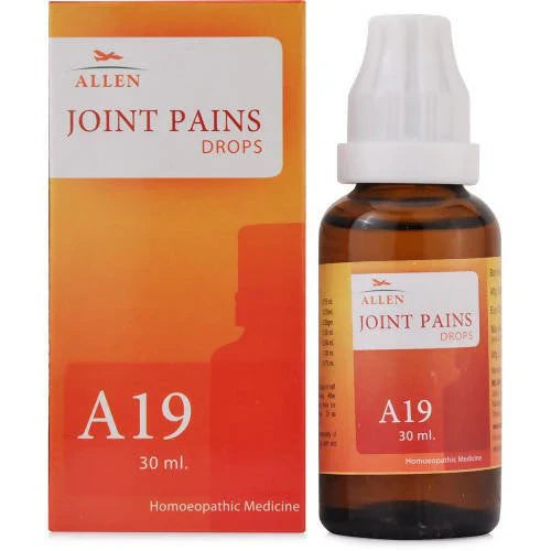 Natural Relief for Joint Pain, Arthritis & Stiffness: Allen Homeopathy A19 Drops Review & Benefits