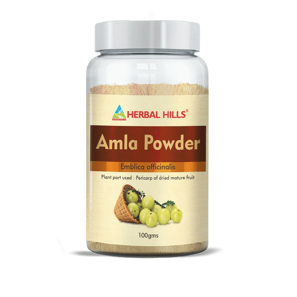 Herbal Hills Organic Amla Powder: A Natural Addition to Your Daily Wellness & Beauty Routine