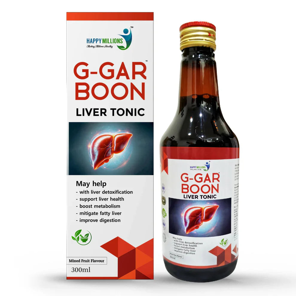 HappyMillions G-Gar Boon Liver Tonic Review: Six Herbs, Six Distinct Liver Benefits, One Sugar-Free Ayurvedic Formulation