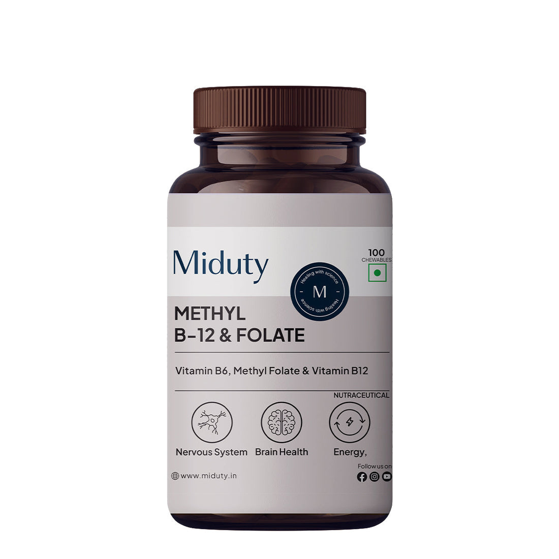 Palak Notes Methyl B-12 & Folate Chewable Tablets: Convenient Daily Nutritional Support