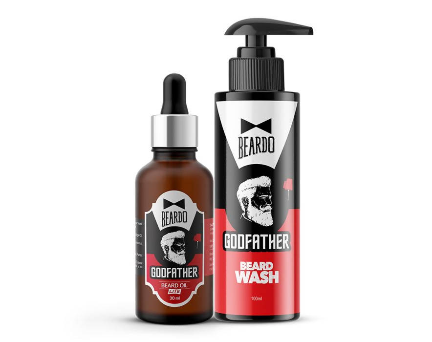 Beardo Godfather Combo – Complete Beard Grooming Routine for Men
