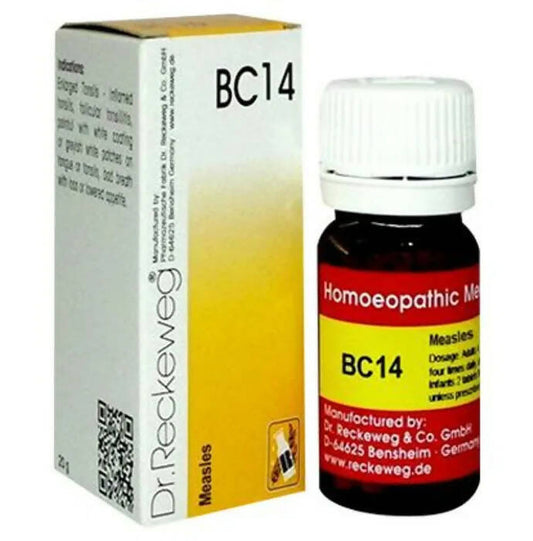 Dr. Reckeweg Bio-Combination 14 (BC 14) Tablets: Traditional Homeopathic Support for Fever, Cold, Cough & Runny Nose