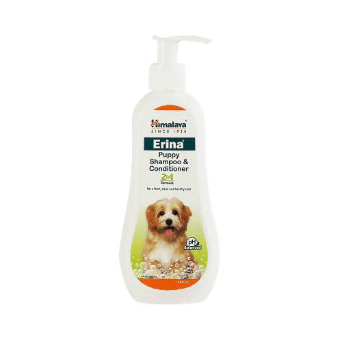 Himalaya Erina Puppy Shampoo & Conditioner: Complete Coat Care for Happy, Healthy Puppies
