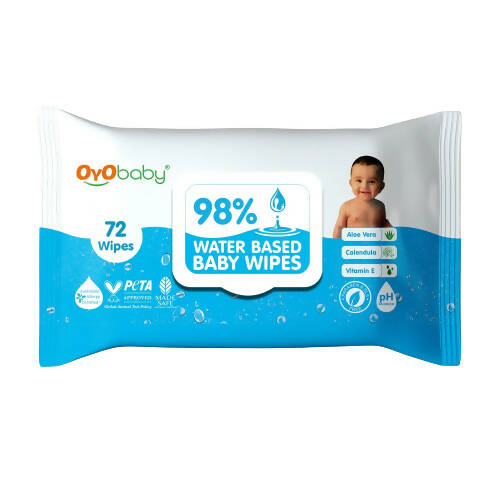OYO Baby 98% Water Baby Wipes: Gentle Everyday Care for Your Baby's Delicate Skin