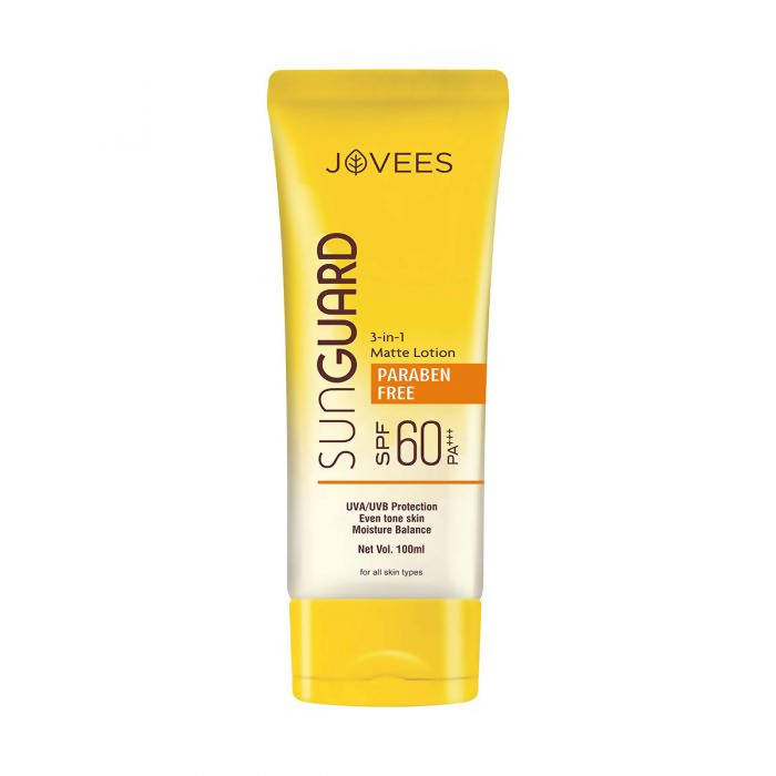 Jovees Sun Guard 3-in-1 Matte Lotion SPF 60 PA+++: Lightweight Broad-Spectrum Sun Protection for Everyday Use