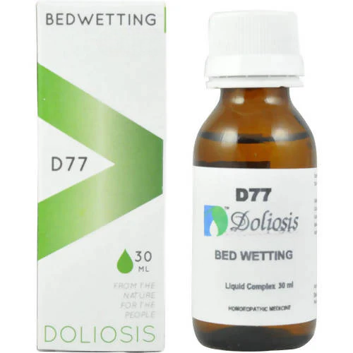 Doliosis Homeopathy D77 Bed Wetting Drops: Traditional Homeopathic Support for Bladder Wellness