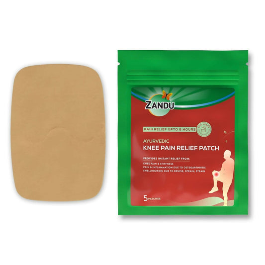 Zandu Ayurvedic Knee Pain Relief Patch: Fast, Targeted Relief for Knee Pain and Stiffness