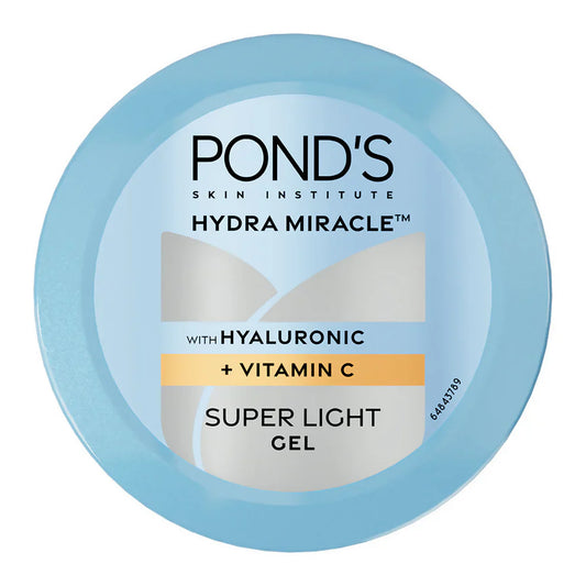 Ponds Hydra Miracle Super Light Gel: The Ultimate Hyaluronic Acid + Vitamin C Gel for Instant Glow & 72-Hour Hydration