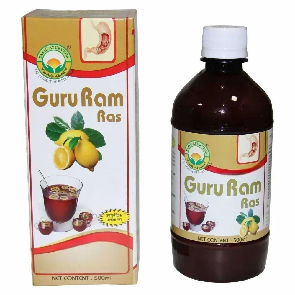 Basic Ayurveda Guru Ram Ras Juice: Traditional Ayurvedic Support for Digestive Wellness