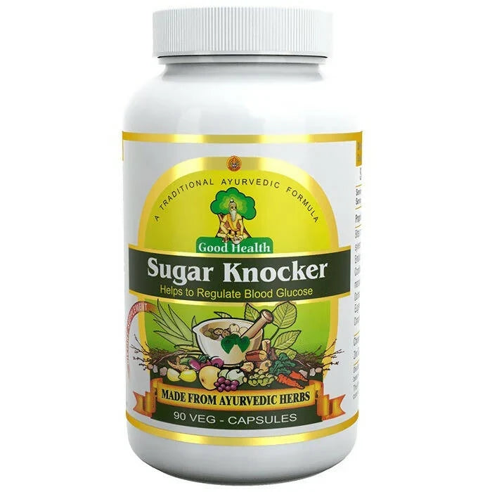 Sushrut Ayurved Good Health Sugar Knocker Veg Capsules – Ayurvedic Herbal Support for Healthy Blood Sugar Balance & Metabolic Wellness
