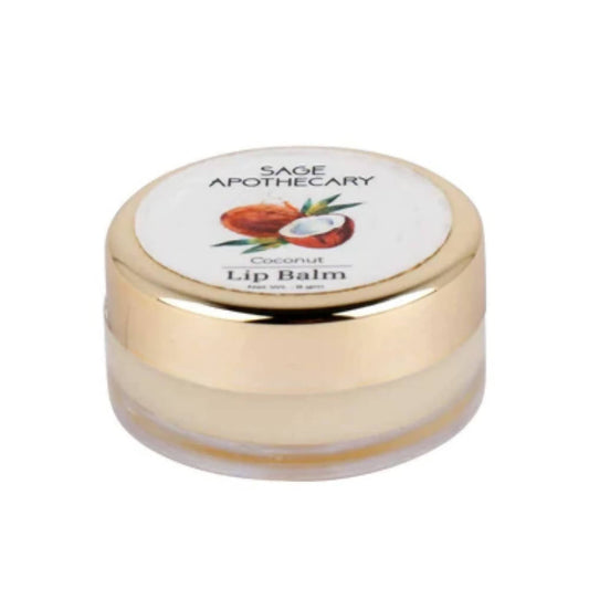 Sage Apothecary Coconut Lip Balm: Natural Hydration for Soft, Smooth & Healthy Lips