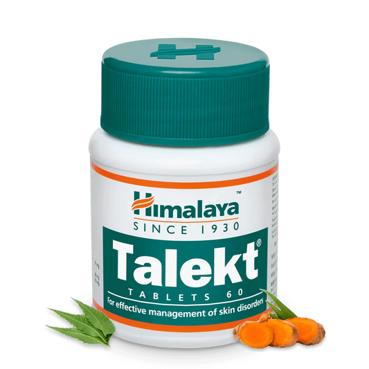 Himalaya Herbals Talekt Tablets: Ayurvedic Skin Support for Acne, Pimples, and Blemish-Prone Skin