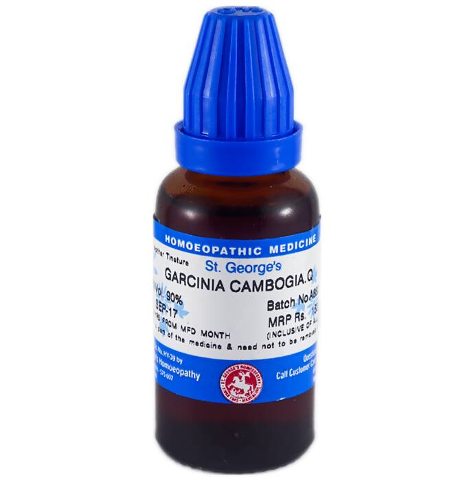 St. George’s Garcinia Cambogia Mother Tincture Q: A Traditional Homeopathic Garcinia Preparation