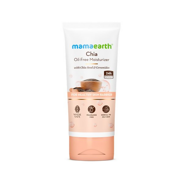 Mamaearth Chia Oil-Free Moisturizer with Chia Seed & Ceramides: Lightweight Hydration for Healthy-Looking Skin