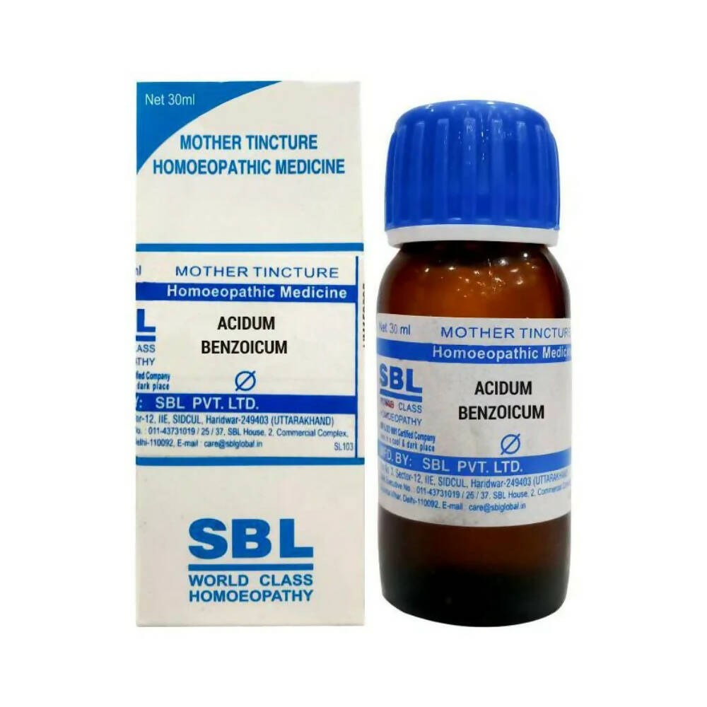 SBL Acidum Benzoicum Mother Tincture Q: Traditional Homeopathic Guide