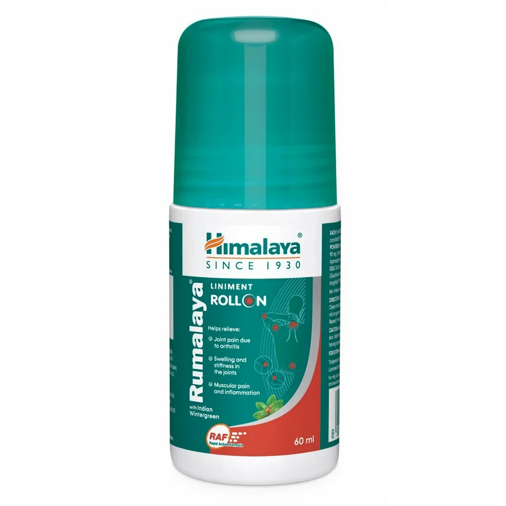 Himalaya Rumalaya Liniment Roll-On – Ayurvedic Roll-On for Everyday Muscle & Joint Comfort