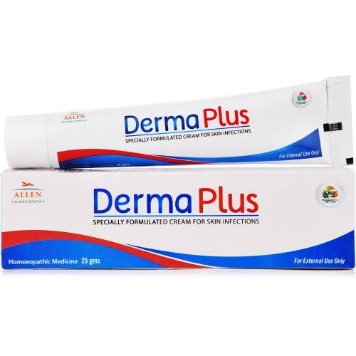 Allen Homeopathy Allen Derma Plus Cream: The Ultimate Homeopathic Skin Cream for All Types of Fungal Infections, Ringworm, Eczema, Psoriasis, Neurodermatitis, Intertrigo & Urticaria