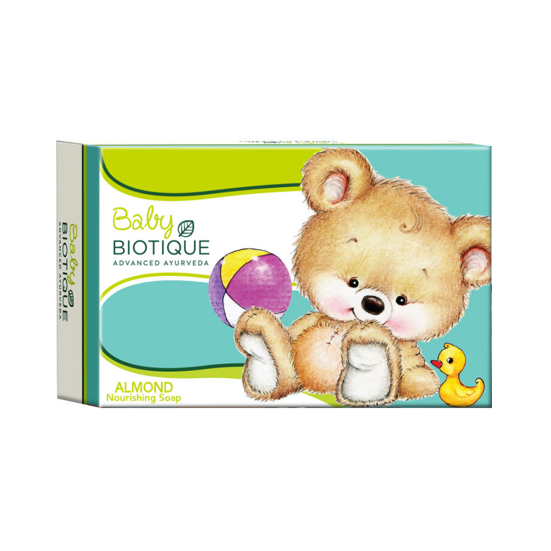 Biotique Advance Ayurveda Almond Nourishing Soap: Nourishing Daily Care for Soft, Clean Skin