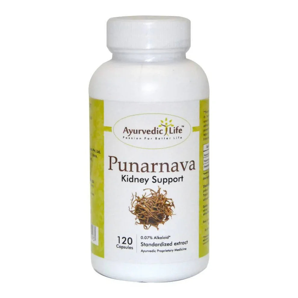 Ayurvedic Life Punarnava Capsules: A Complete Guide to the Classical Boerhavia Diffusa Single-Herb Ayurvedic Preparation — Strictly as an Adjunct to Proper Medical Care, Never as a Replacement for Nephrology, Cardiology, or Hepatology Evaluation