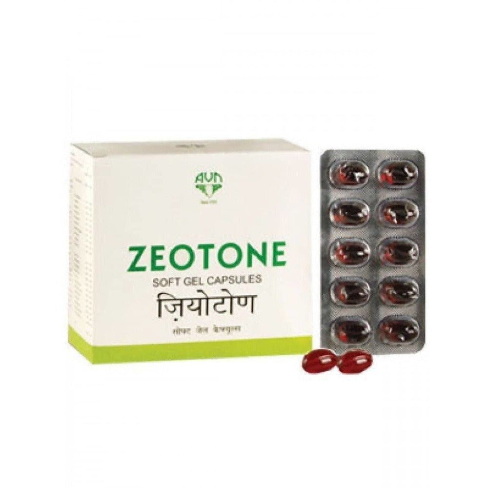 AVN Ayurveda Zeotone Soft Gel Capsules: Traditional Ayurvedic Support for Joint Health and Mobility
