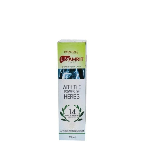 Patanjali Liv Amrit Syrup 200 ml: Ayurvedic Herbal Support for Liver & Digestive Wellness