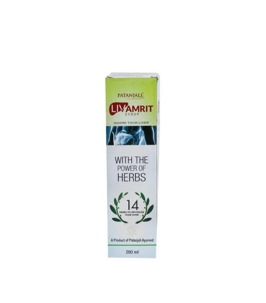 Patanjali Liv Amrit Syrup 200 ml: Ayurvedic Herbal Support for Liver & Digestive Wellness