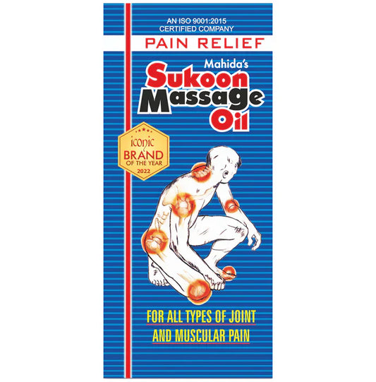 Mahida's Sukoon Massage Oil: The Ancient Indian Pain Relief Solution for Modern Times