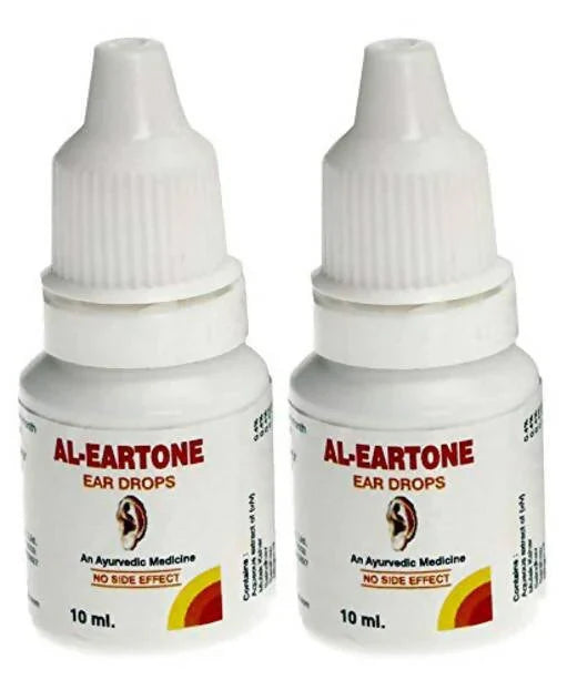 AL Eartone Ear Drops: The 100% Ayurvedic & Natural Herbal Ear Drops with Antifungal & Antibacterial Properties That Treat Otorrhoea (Pus Discharge), Tinnitus (Ringing in Ears), Ear Pain, Swelling, Ear Allergies, Deafness, and Dissolve Earwax