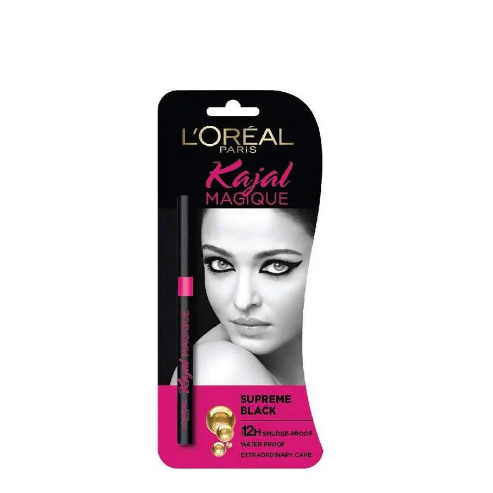 Get Supreme Black, Smudge-Proof Eyes: L'Oreal Paris Kajal Magique Review & Benefits