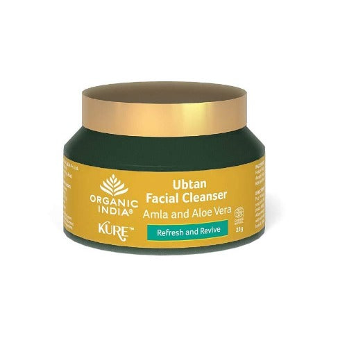 Organic India Ubtan Facial Cleanser Amla & Aloe Vera: The Natural Face Cleanser for Healthy, Glowing Skin