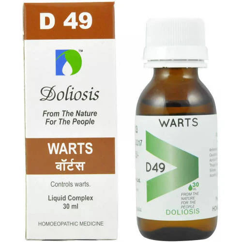 Doliosis Homeopathy D49 Warts Drops: A Targeted Formula for Wart and Mole Support