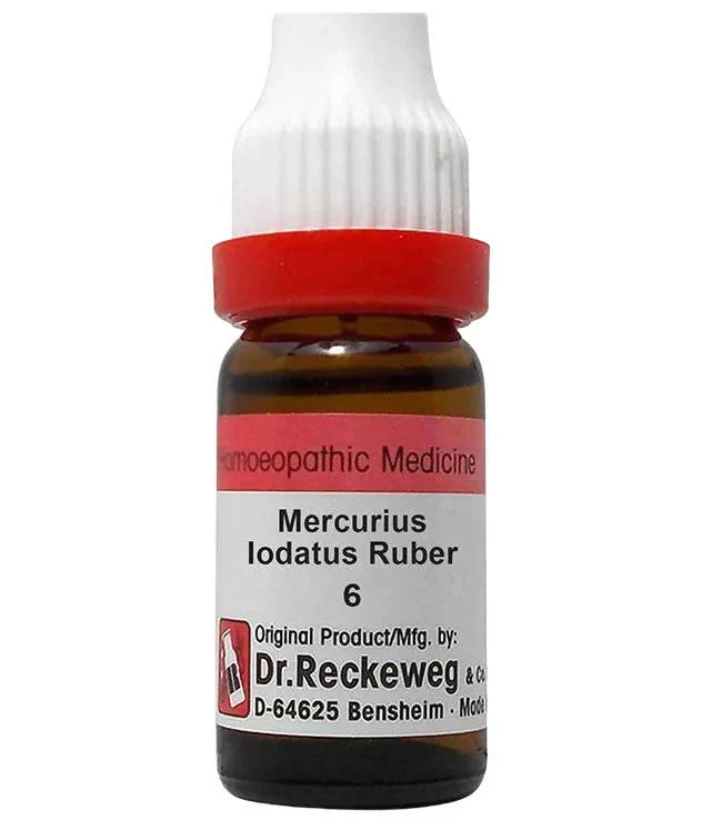 Dr. Reckeweg Mercurius Iodatus Ruber Dilution – Traditional Homeopathic Support for Throat & Glandular Wellness