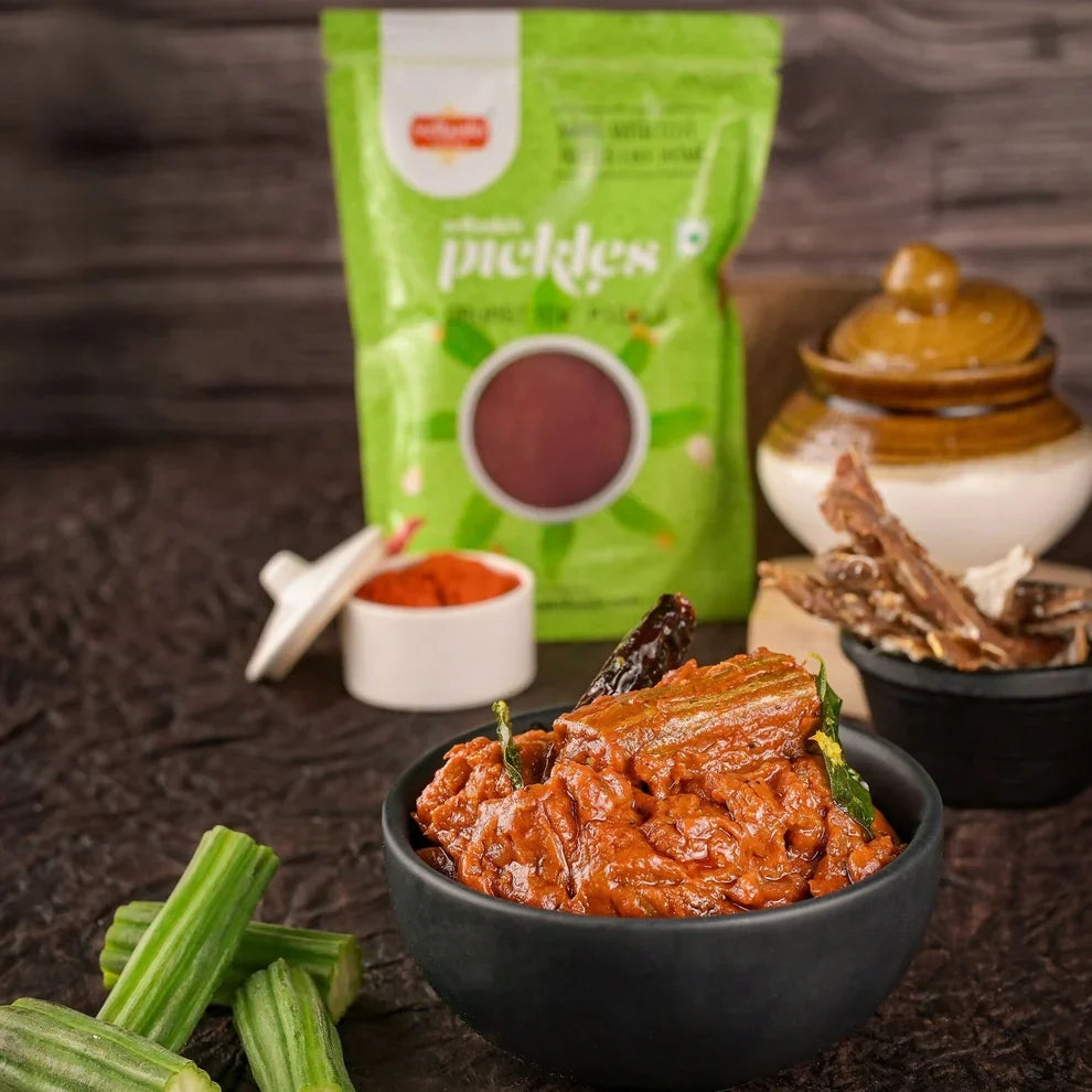 Vellanki Foods Drumstick Pickle – Authentic Andhra-Style Spicy & Tangy Pickle