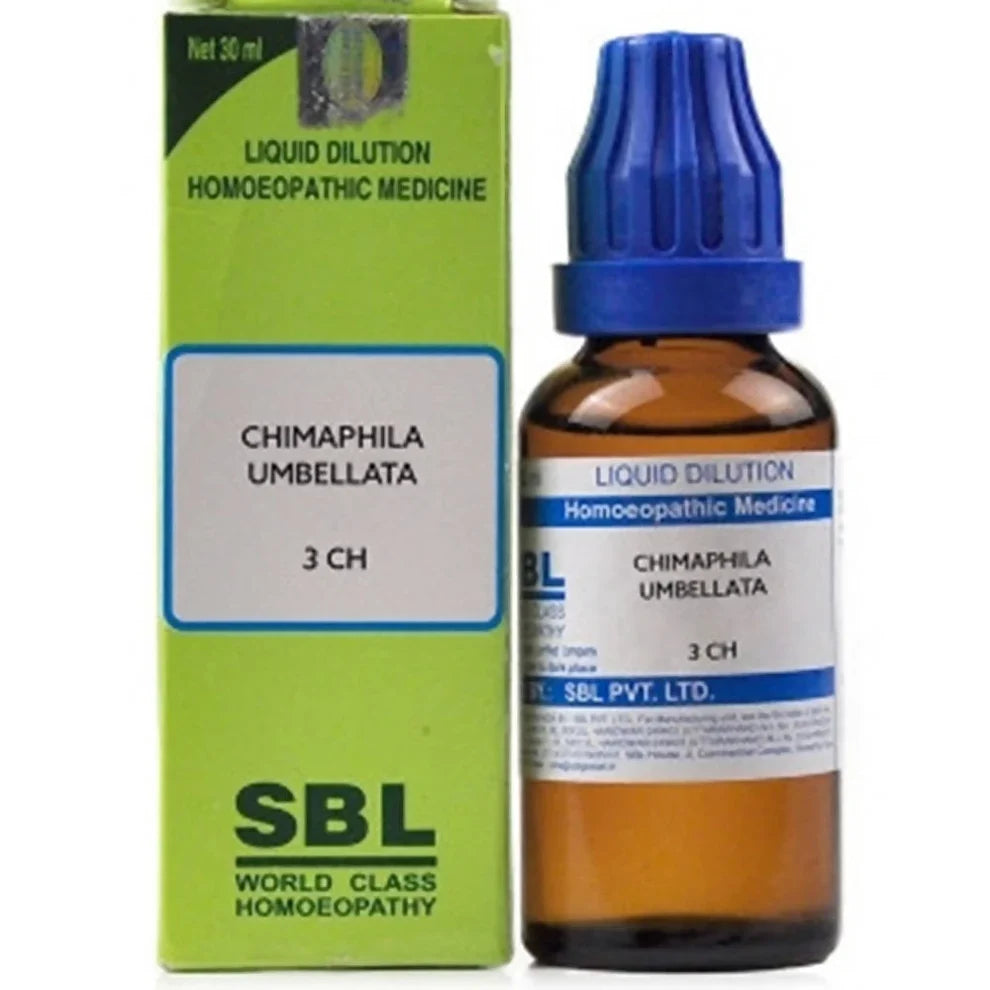 SBL Homeopathy Chimaphila Umbellata Dilution – Premium Homeopathic Medicine for Individualized Homeopathic Care